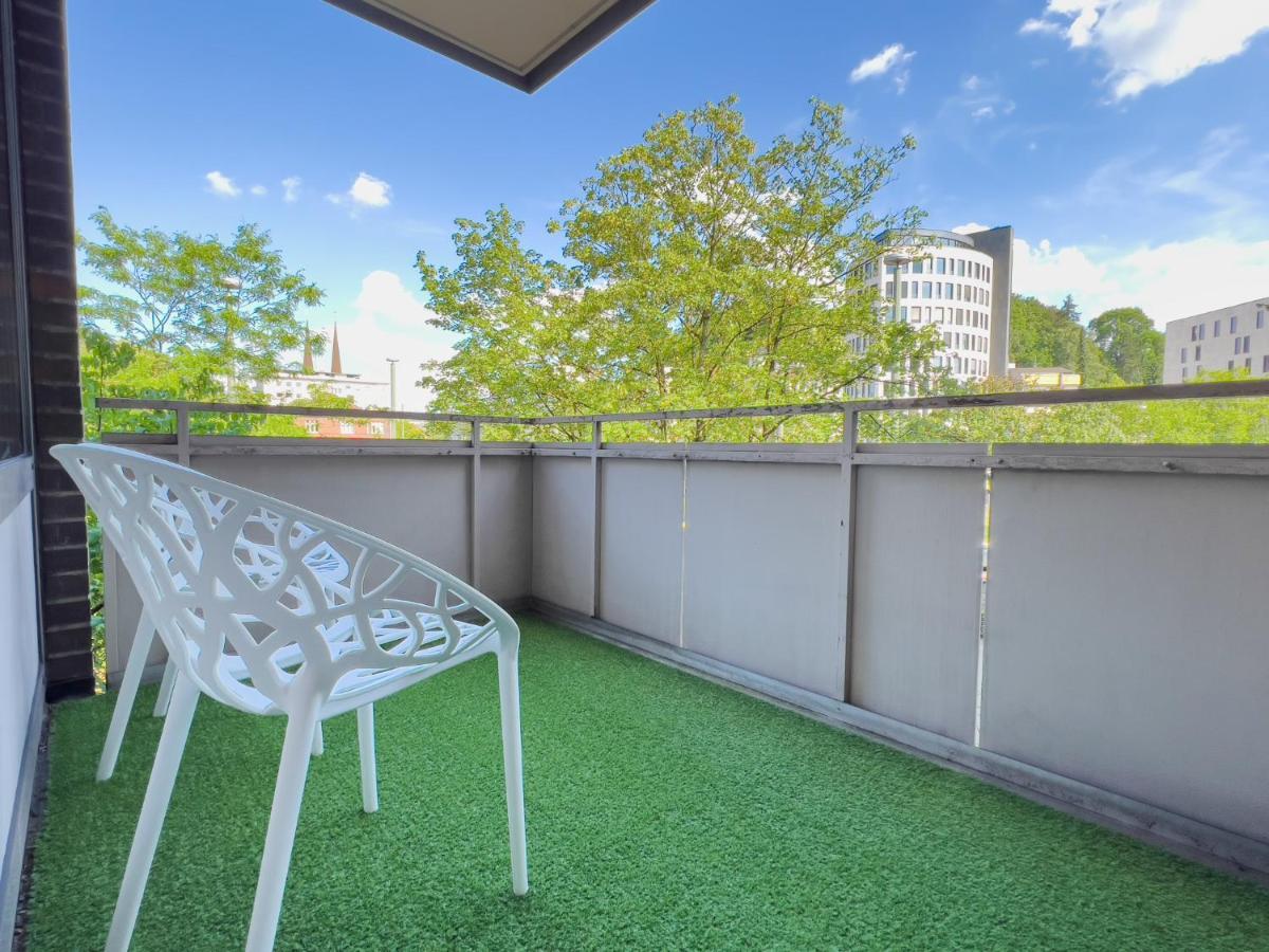 Home By Doni I Apartment An Der Kunsthalle I Parkplatz & Balkon บีเลอเฟล์ด ภายนอก รูปภาพ